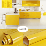 crédence adhésive cuisine Jaune