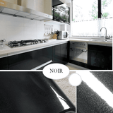 crédence adhésive cuisine Noir